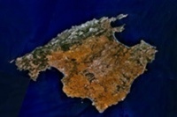 Aerial view of Majorca