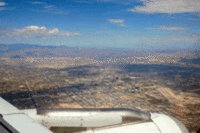 Aerial view of Las Vegas
