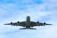 Plane Flying in The Sky.