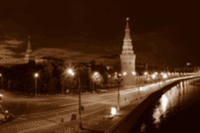 Moscow at night