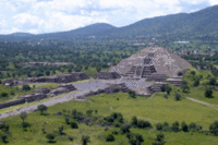 View of the Pyramid of the Moon