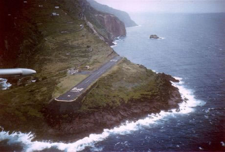Airport at Saba