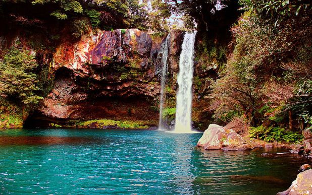 Cheonjiyeon Waterfall in South Korea